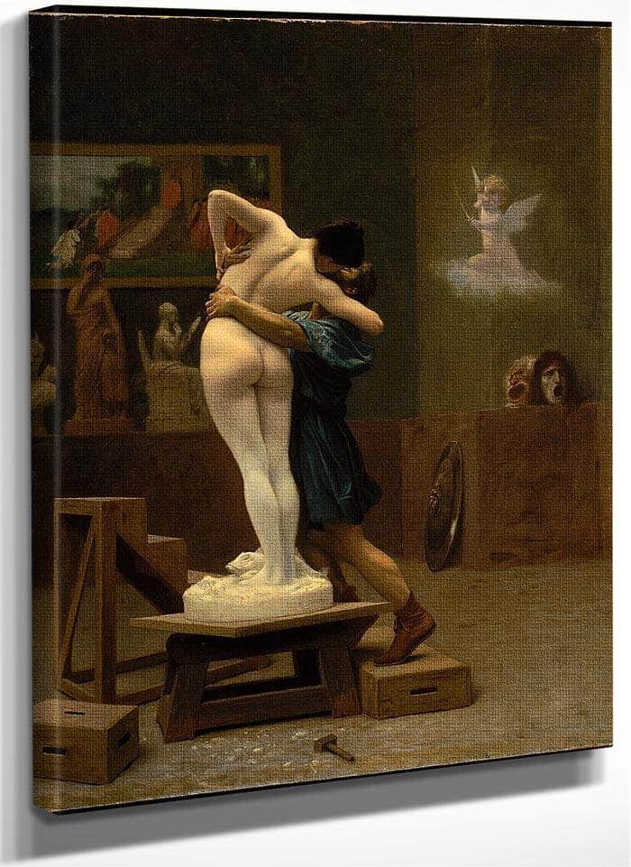 Pygmalion And Galatea By Jean Leon Gerome Ferris Fine Art Print