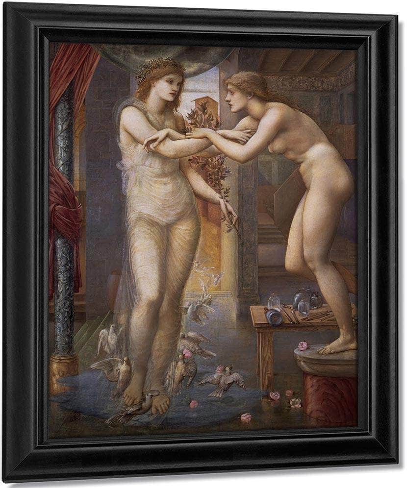 Pygmalion And The Image The Godhead Fires 1878 By Edward Burne Jones Fine Art Print