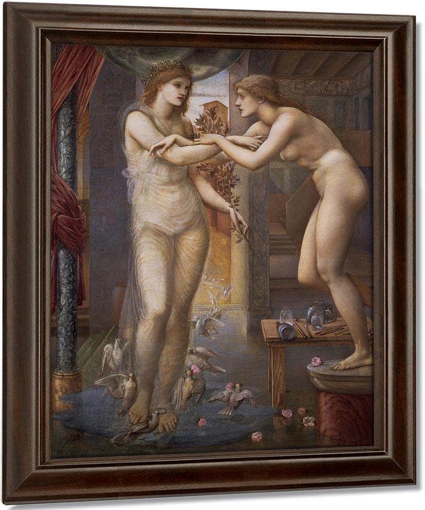 Pygmalion And The Image The Godhead Fires 1878 By Edward Burne Jones Fine Art Print