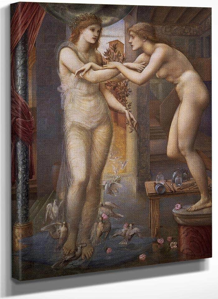 Pygmalion And The Image The Godhead Fires 1878 By Edward Burne Jones Fine Art Print