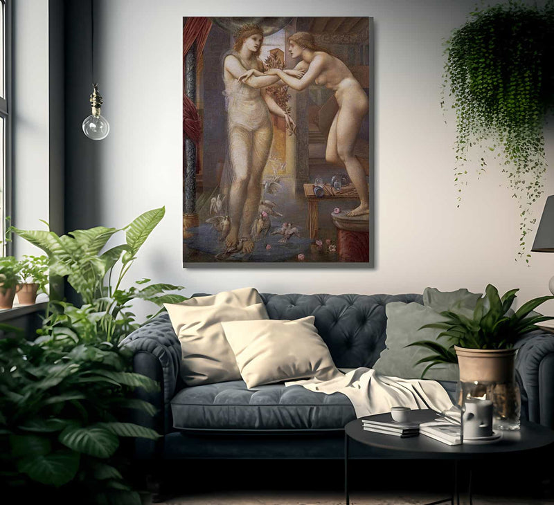 Pygmalion And The Image The Godhead Fires 1878 By Edward Burne Jones Fine Art Print