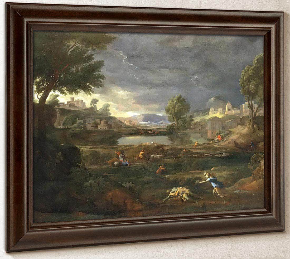 Pyramus And Thisbe By Nicholas Poussin Fine Art Print