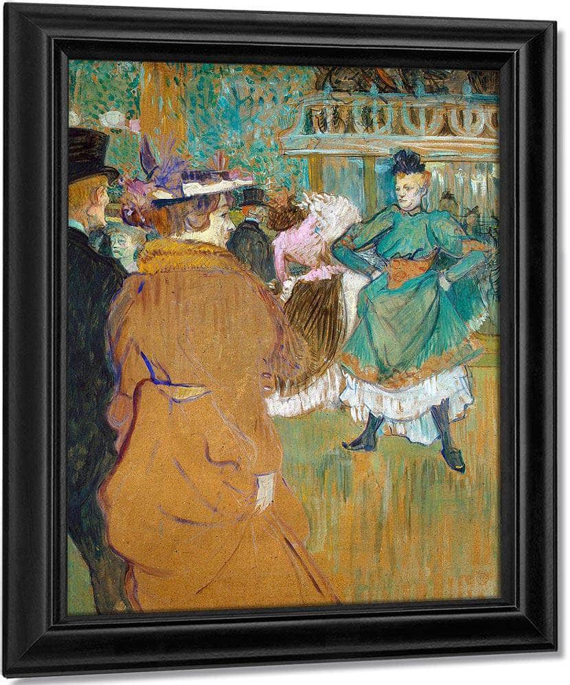 Quadrille At The Moulin Rouge By Henri De Lautrec Toulouse Fine Art Print