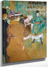 Quadrille At The Moulin Rouge By Henri De Lautrec Toulouse Fine Art Print