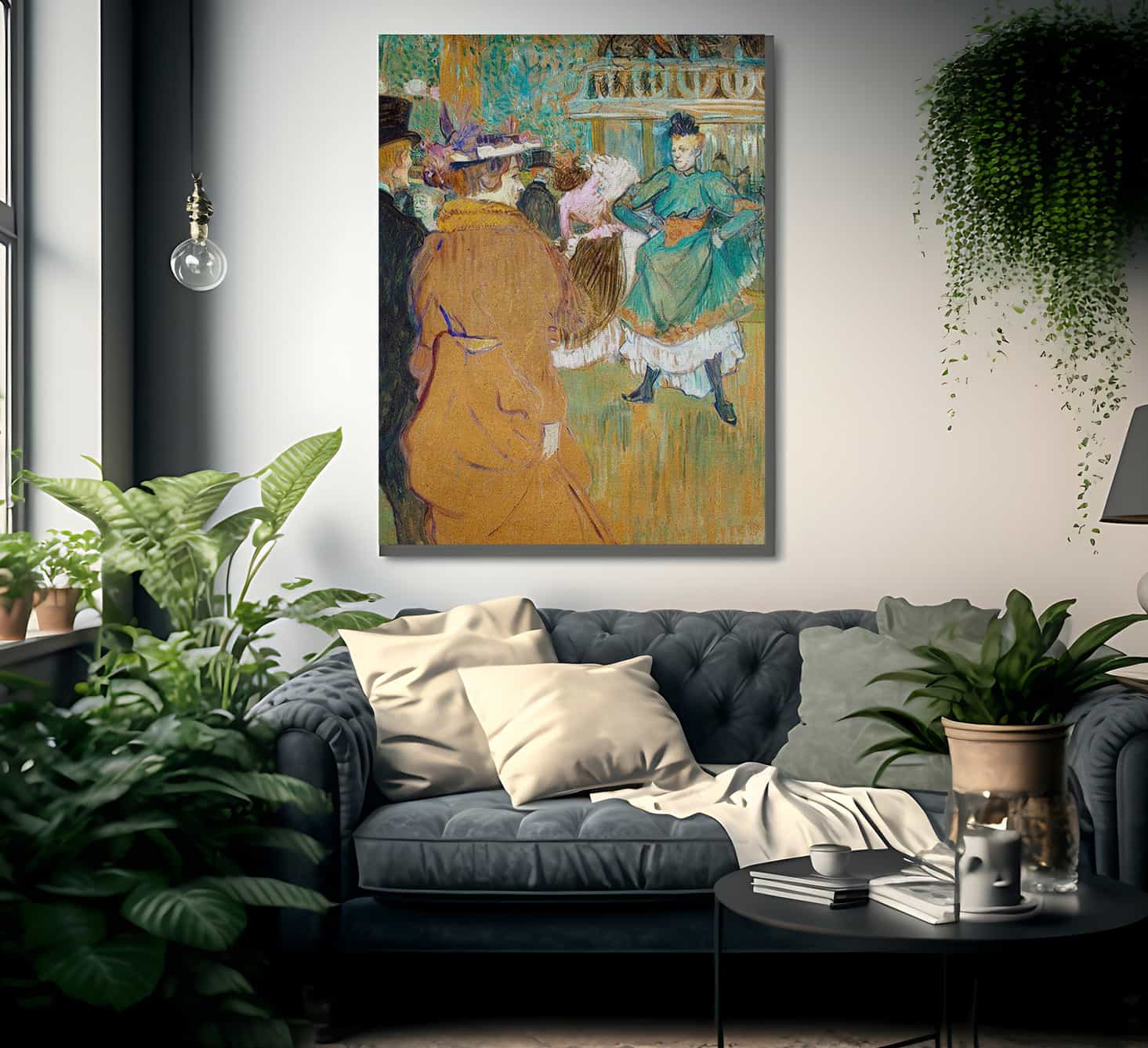 Quadrille At The Moulin Rouge By Henri De Lautrec Toulouse Fine Art Print