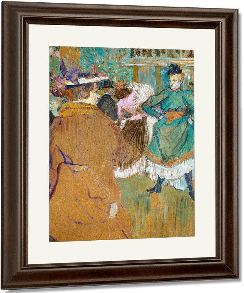 Quadrille At The Moulin Rouge By Henri De Lautrec Toulouse Fine Art Print