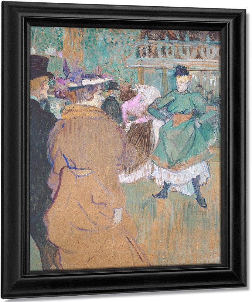Quadrille At The Moulin Rouge Henri De Toulouse Lautrec By Fine Art Print
