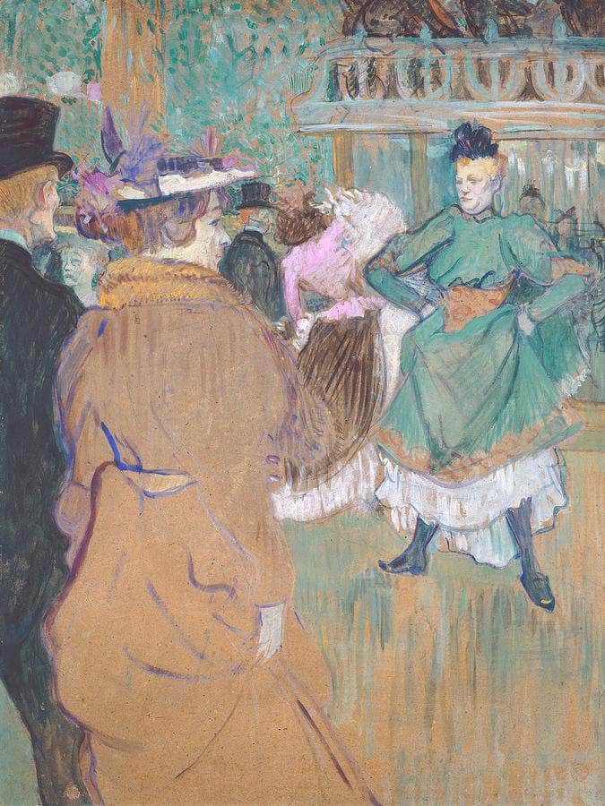 Quadrille At The Moulin Rouge Henri De Toulouse Lautrec By Fine Art Print