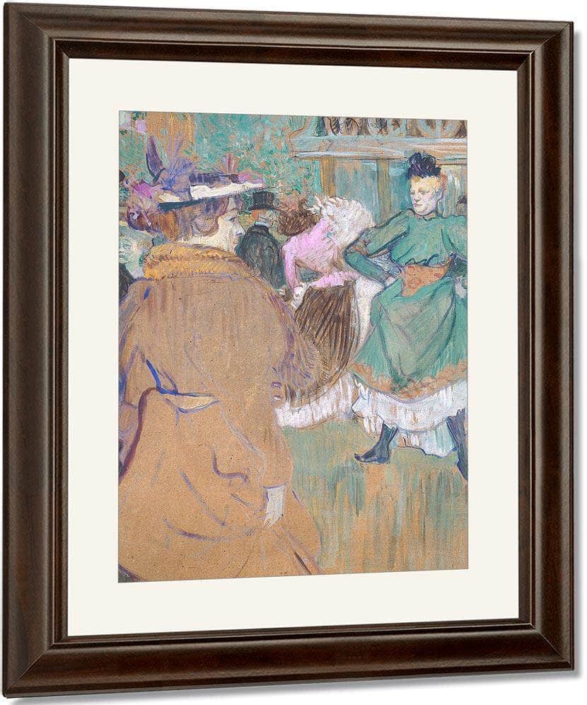Quadrille At The Moulin Rouge Henri De Toulouse Lautrec By Fine Art Print