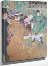 Quadrille At The Moulin Rouge Henri De Toulouse Lautrec By Fine Art Print