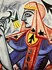 Queen Of Spades 1915 By Olga Rozanova Fine Art Print