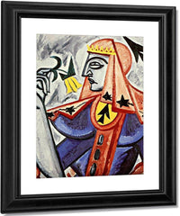 Queen Of Spades 1915 By Olga Rozanova Fine Art Print