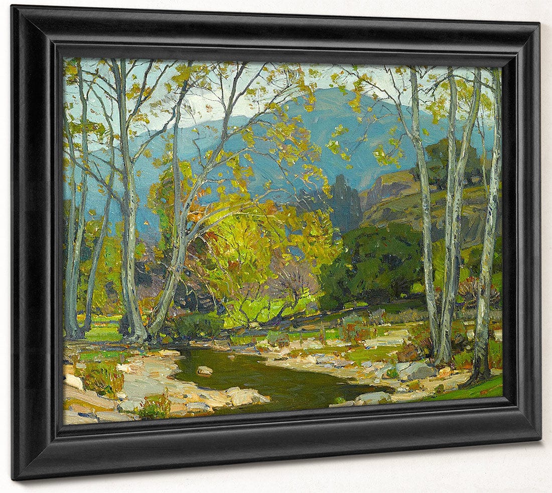 Quiet Brook 1923 By William Wendt Fine Art Print