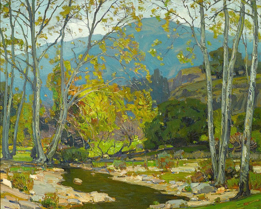 Quiet Brook 1923 By William Wendt Fine Art Print