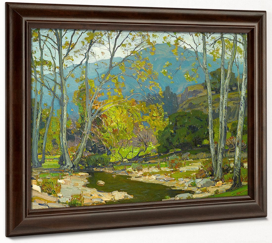 Quiet Brook 1923 By William Wendt Fine Art Print