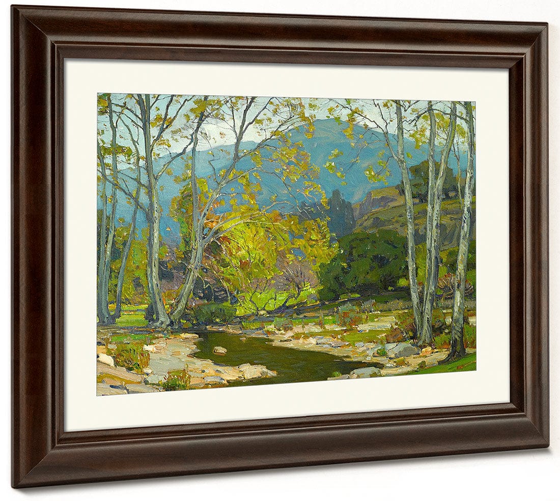 Quiet Brook 1923 By William Wendt Fine Art Print