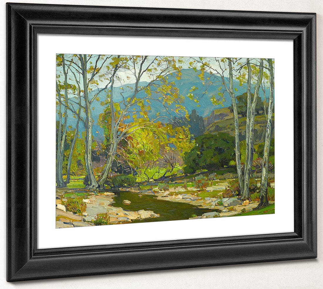 Quiet Brook 1923 By William Wendt Fine Art Print
