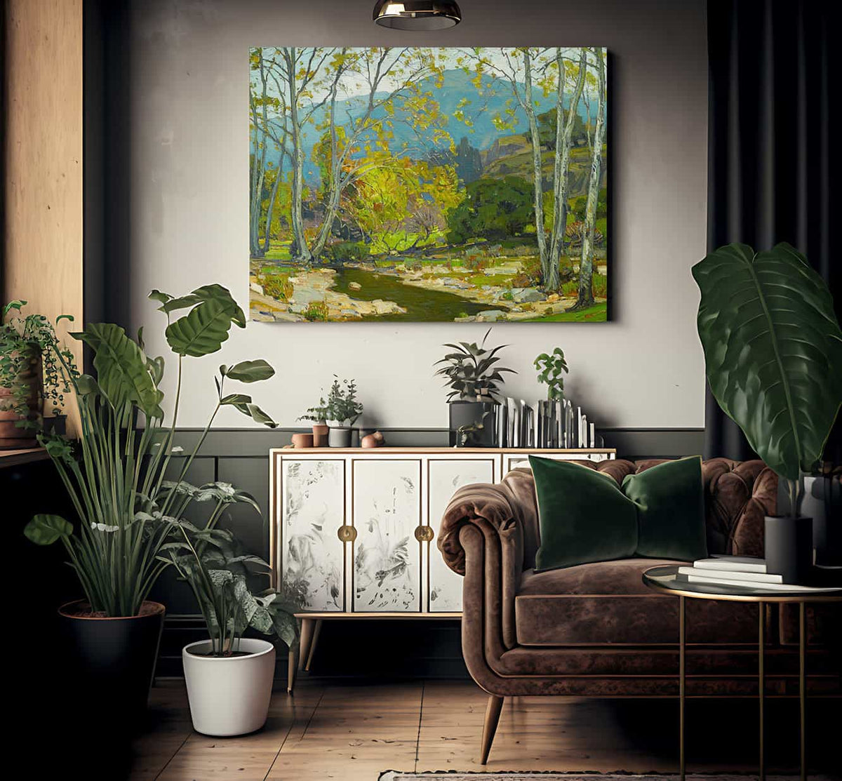 Quiet Brook 1923 By William Wendt Fine Art Print