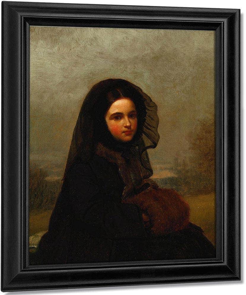 Quiet Reflections By John George Brown Fine Art Print