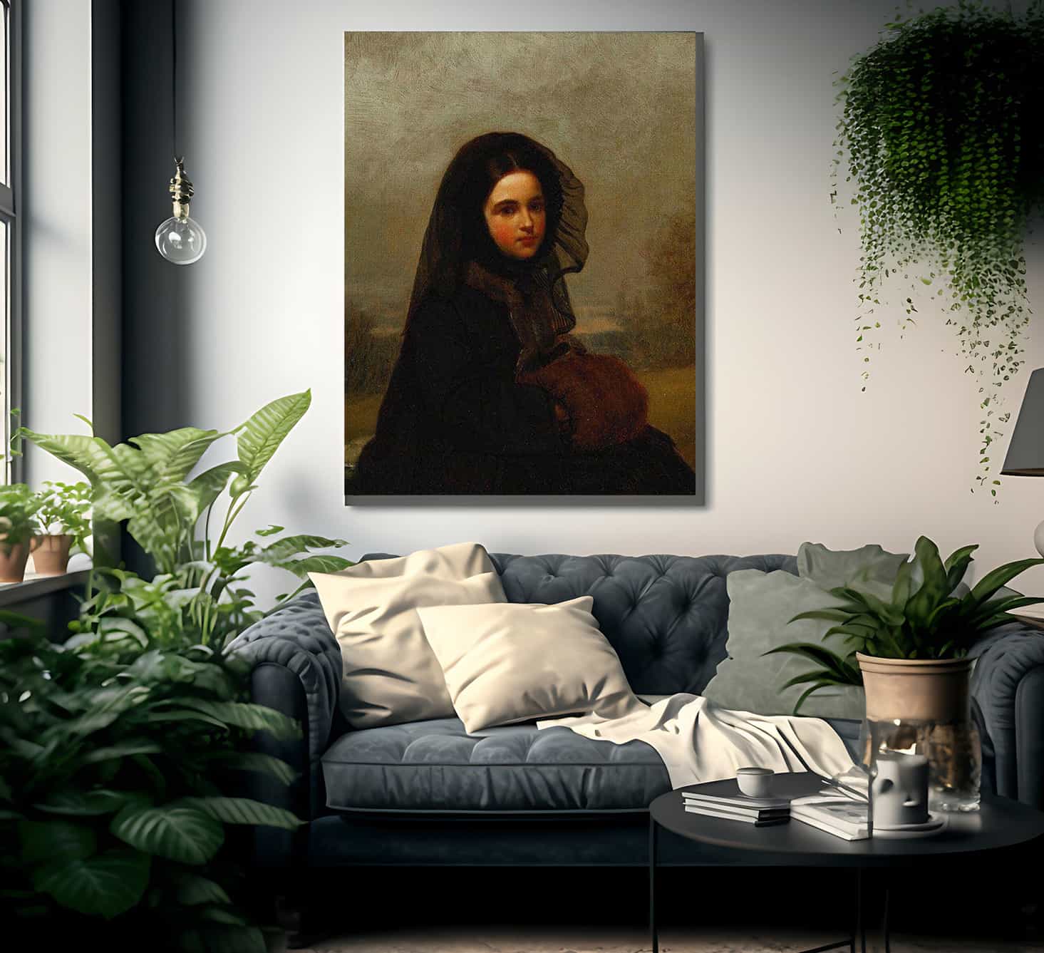 Quiet Reflections By John George Brown Fine Art Print