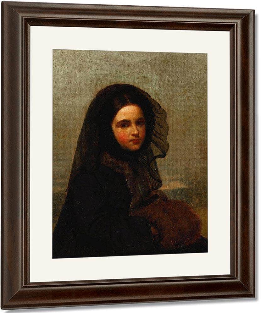 Quiet Reflections By John George Brown Fine Art Print