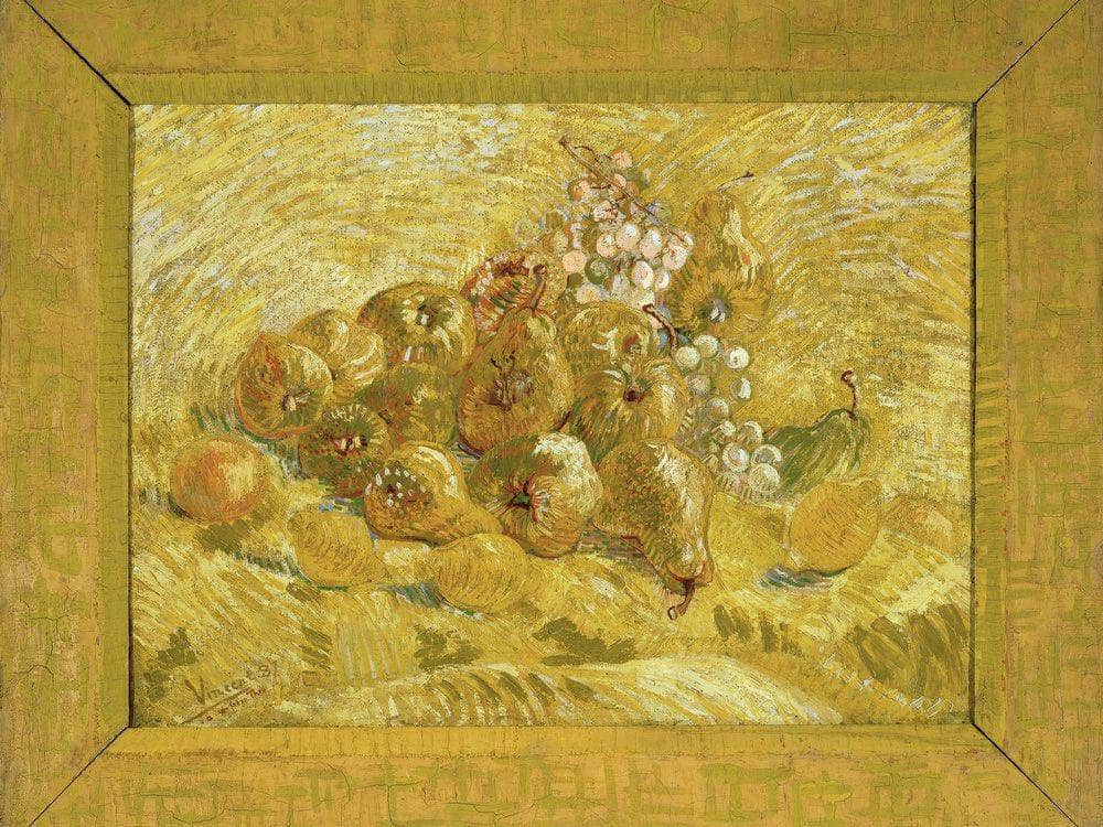 Quinces Lemons Pears And Grapes By Vincent Van Gogh Fine Art Print