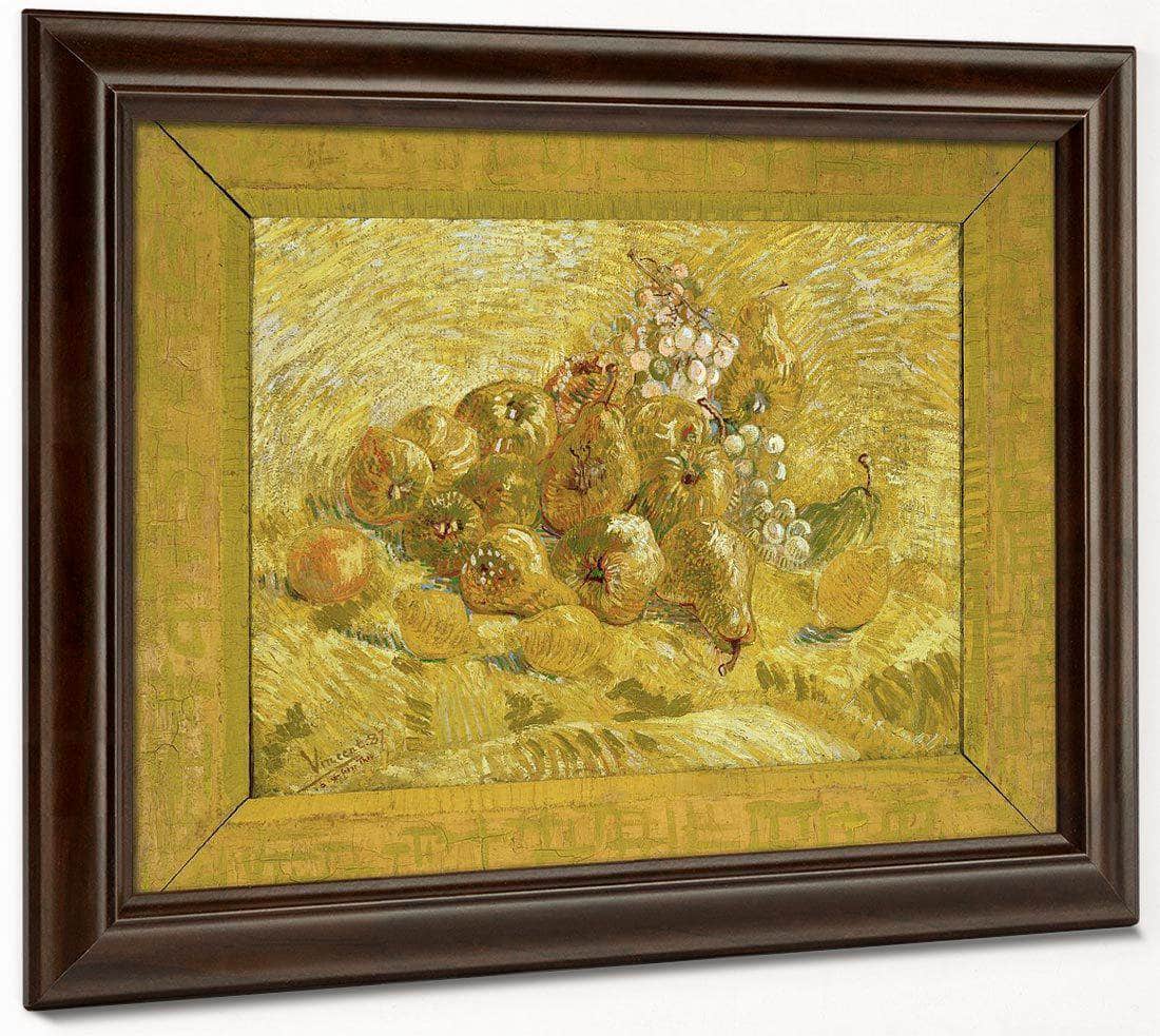 Quinces Lemons Pears And Grapes By Vincent Van Gogh Fine Art Print