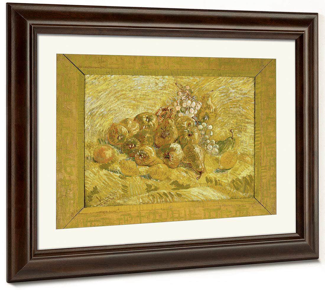 Quinces Lemons Pears And Grapes By Vincent Van Gogh Fine Art Print
