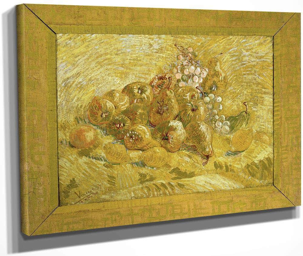 Quinces Lemons Pears And Grapes By Vincent Van Gogh Fine Art Print