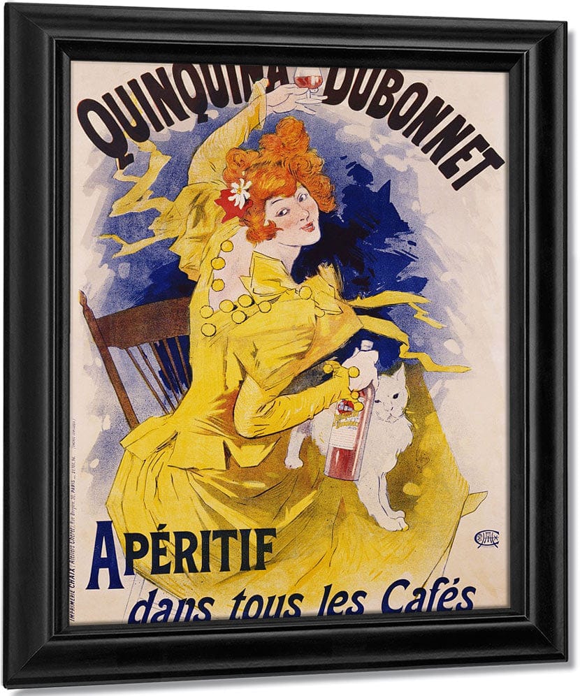 Quinquina Dubonnet Poster 1 By Jules Cheret Fine Art Print