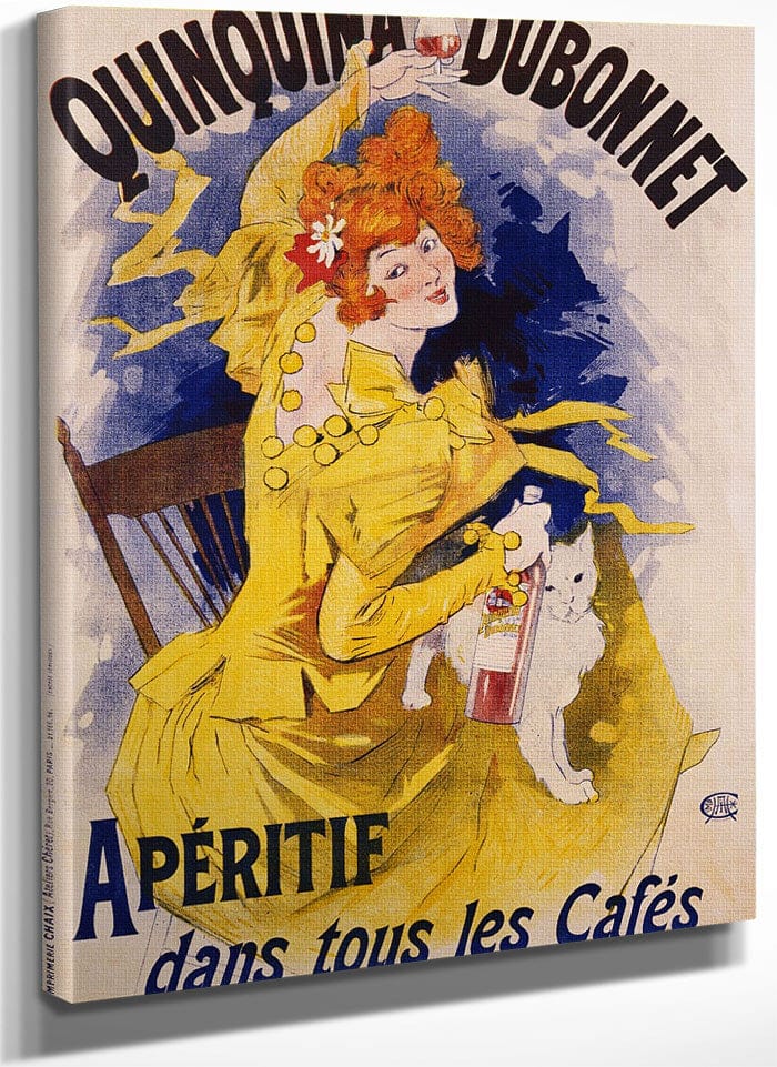 Quinquina Dubonnet Poster 1 By Jules Cheret Fine Art Print