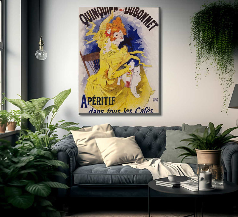 Quinquina Dubonnet Poster 1 By Jules Cheret Fine Art Print