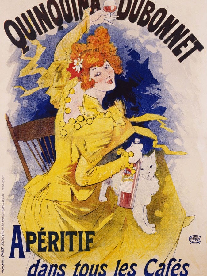 Quinquina Dubonnet Poster 1 By Jules Cheret Fine Art Print