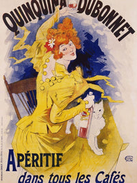Quinquina Dubonnet Poster 1 By Jules Cheret Fine Art Print