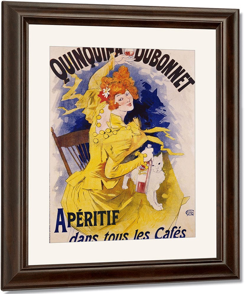 Quinquina Dubonnet Poster 1 By Jules Cheret Fine Art Print