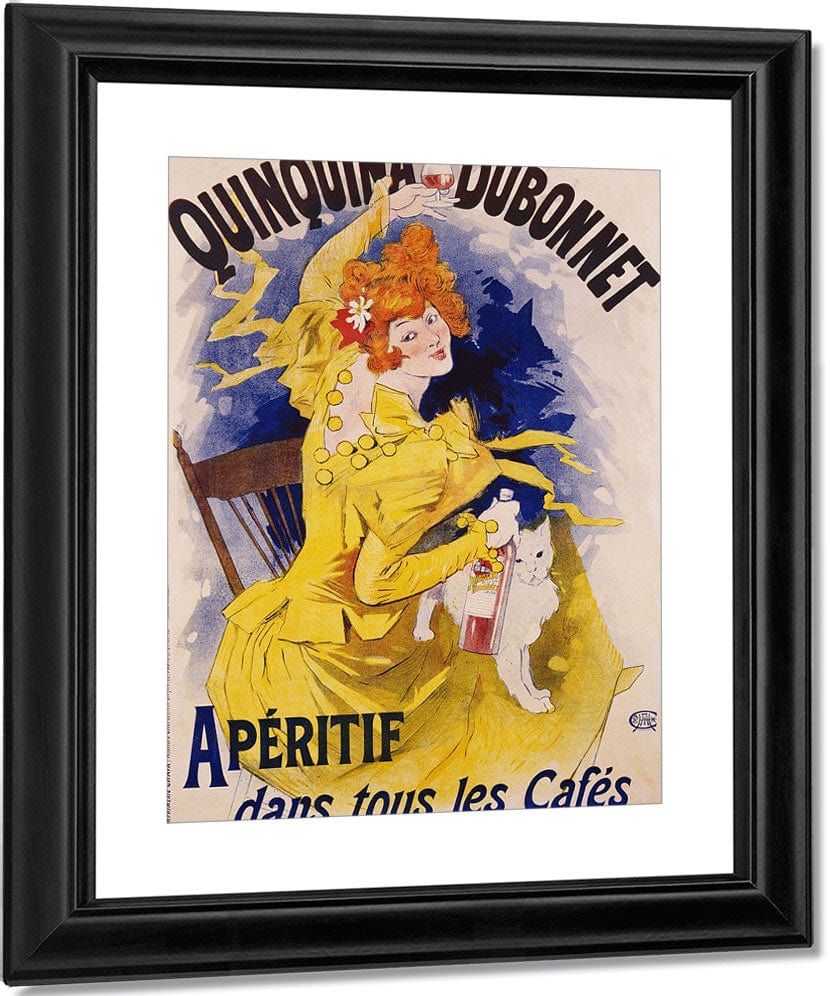 Quinquina Dubonnet Poster 1 By Jules Cheret Fine Art Print