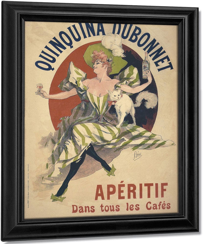 Quinquina Dubonnet Poster By Jules Cheret Fine Art Print