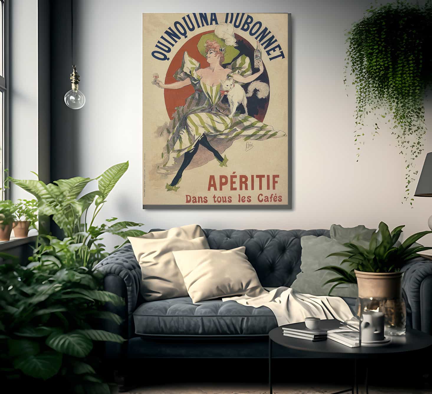 Quinquina Dubonnet Poster By Jules Cheret Fine Art Print