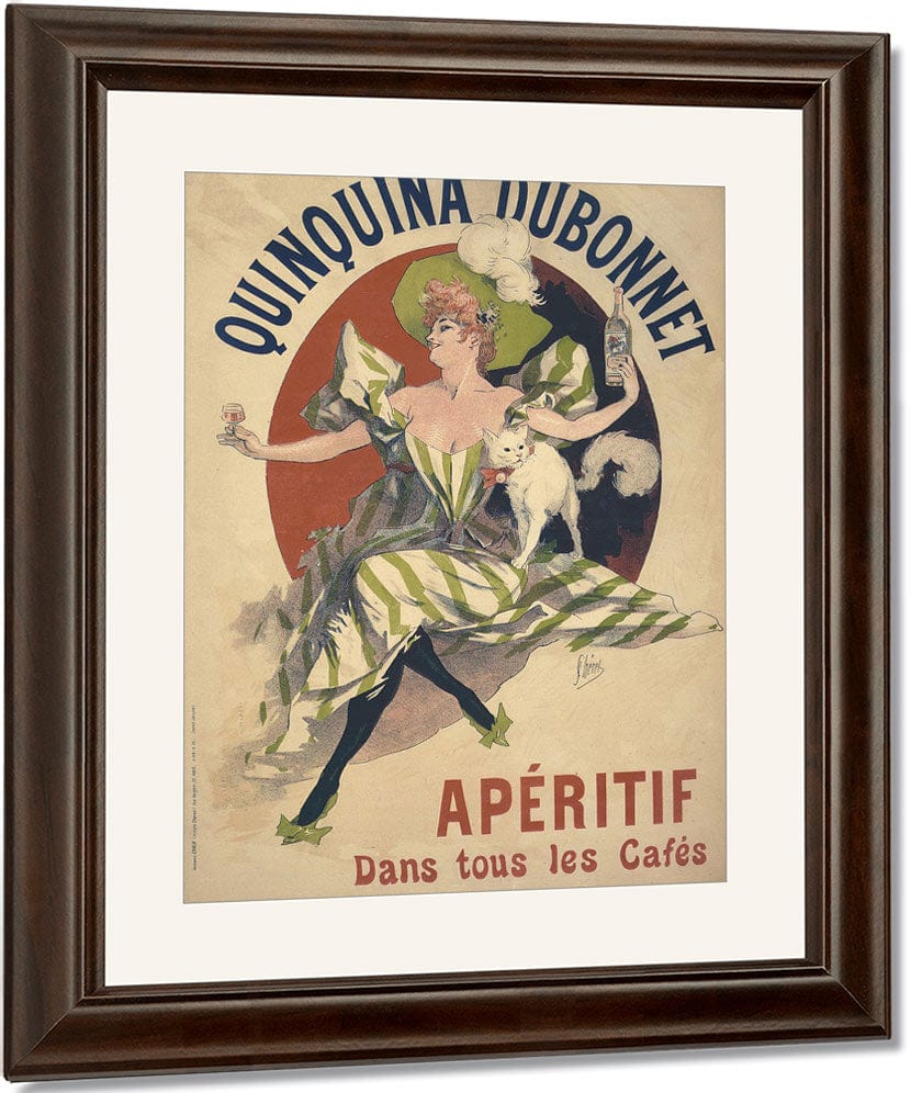 Quinquina Dubonnet Poster By Jules Cheret Fine Art Print
