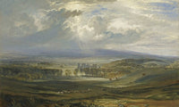 Raby Castle The Seat Of The Earl Of Darlington 1817 By Joseph Mallord William Turner Fine Art Print