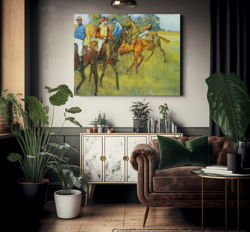 Race Horses  By Edgar Degas Fine Art Print