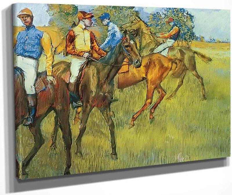 Race Horses  By Edgar Degas Fine Art Print