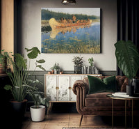 Radisson And Groseilliers Aka Exploring The Lakes By Frederic Remington Fine Art Print