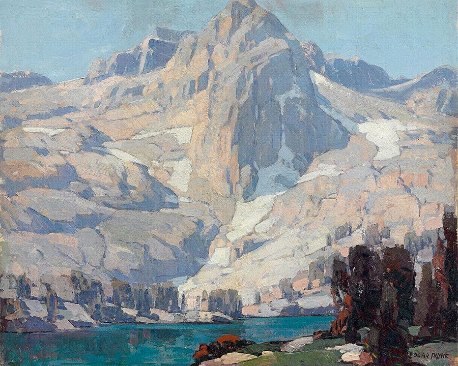 Rae Lake, Sierra Nevada By Edgar Payne Fine Art Print