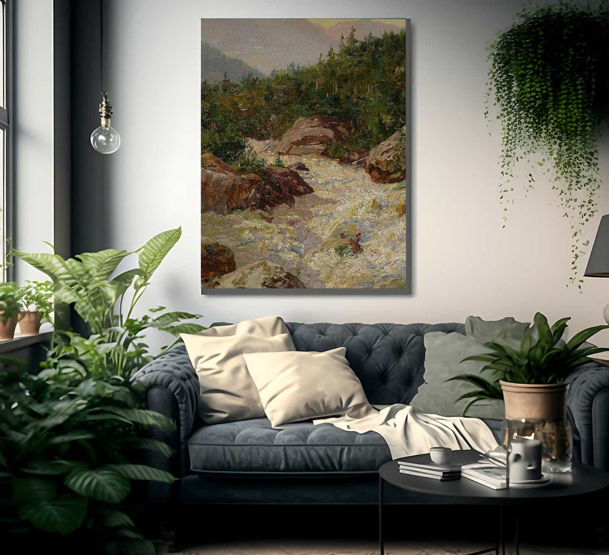 Raging Torrent By Walter Launt Palmer Fine Art Print