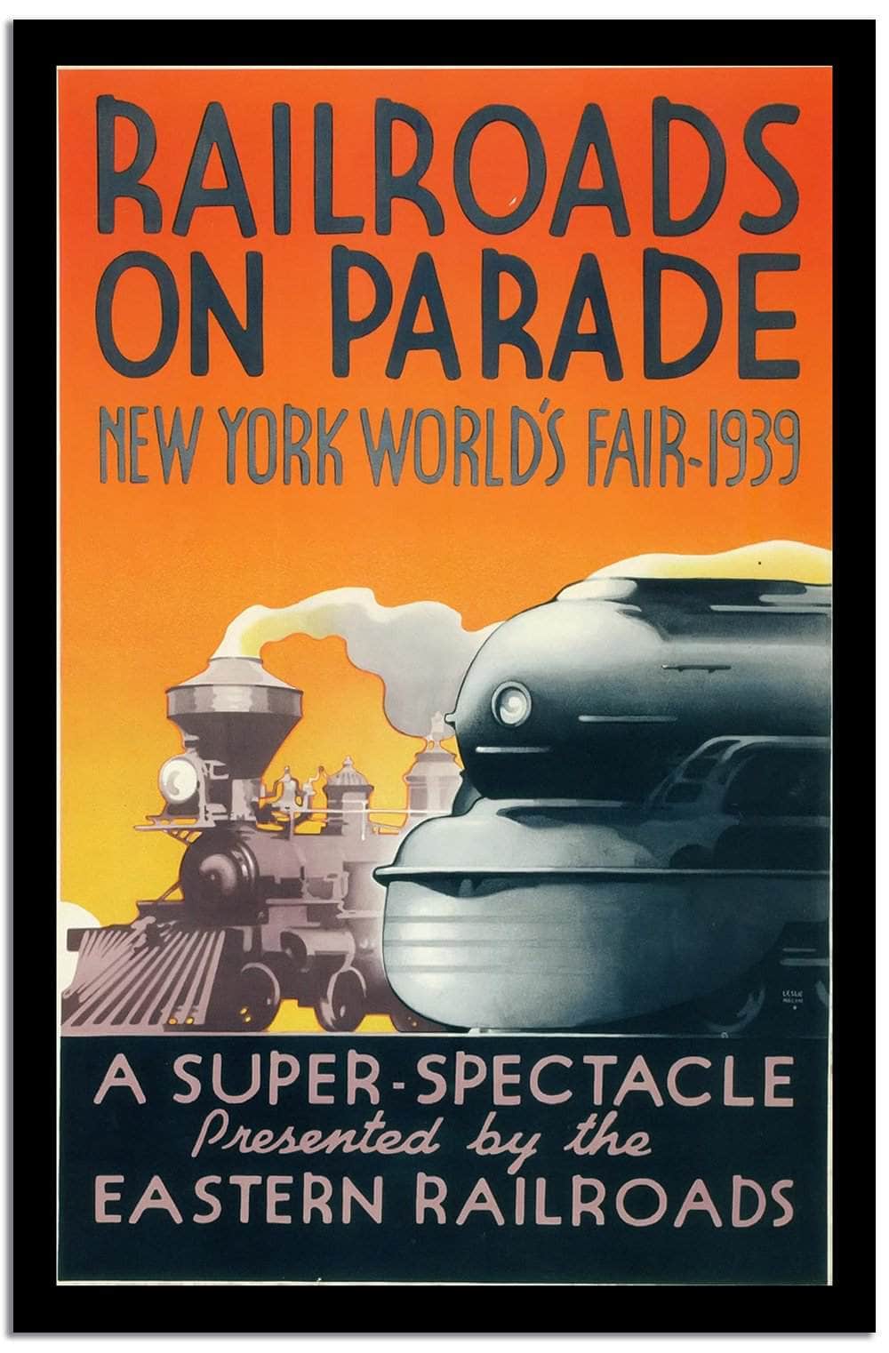 Railroads On Parade  Vintage Poster Fine Art Print