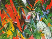 Rain By Franz Marc Fine Art Print