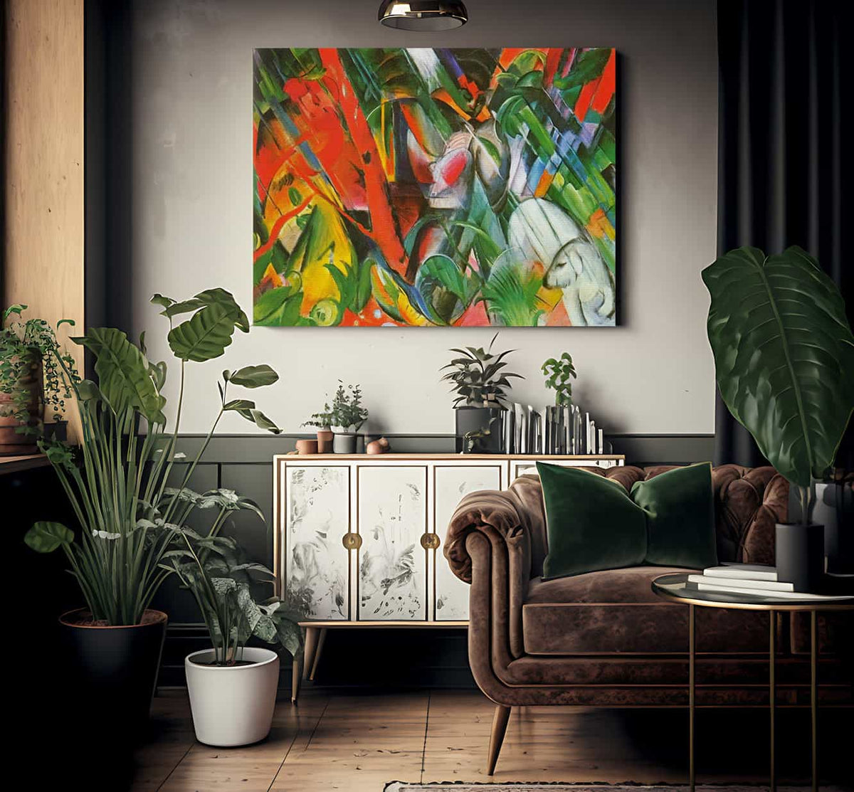 Rain By Franz Marc Fine Art Print