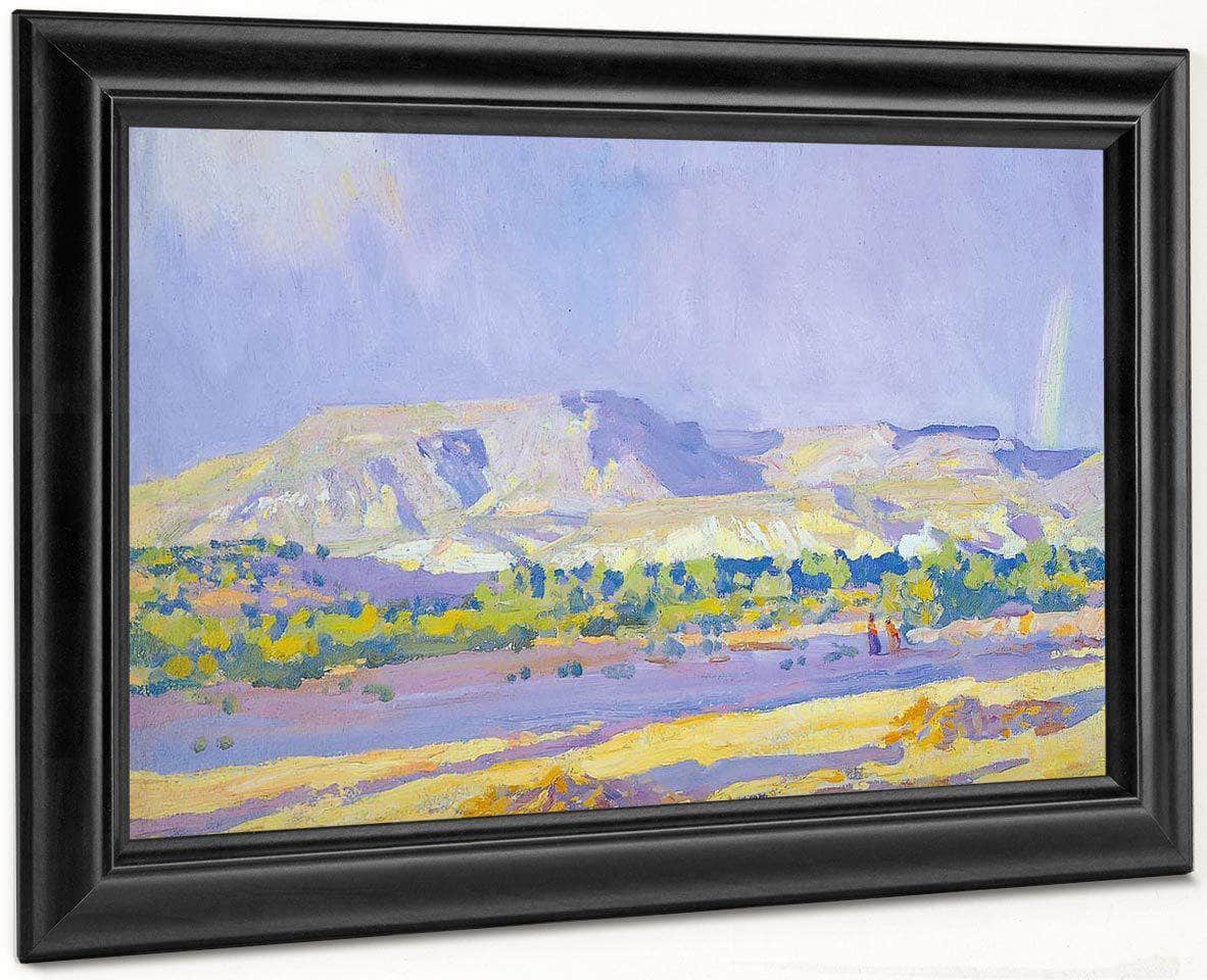 Rain On Talkali Mesa By Maynard Dixon Fine Art Print