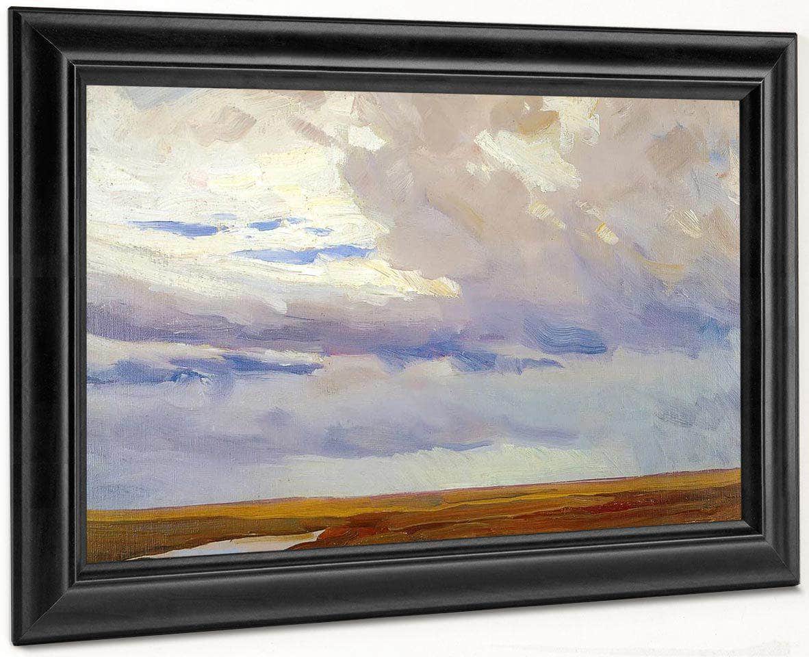 Rain On The Plains By Maynard Dixon Fine Art Print
